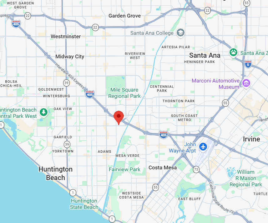 Southern California map